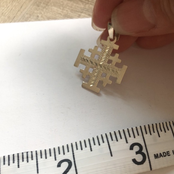 Jerusalem cross 925 Sterling silver - Picture 4 of 4